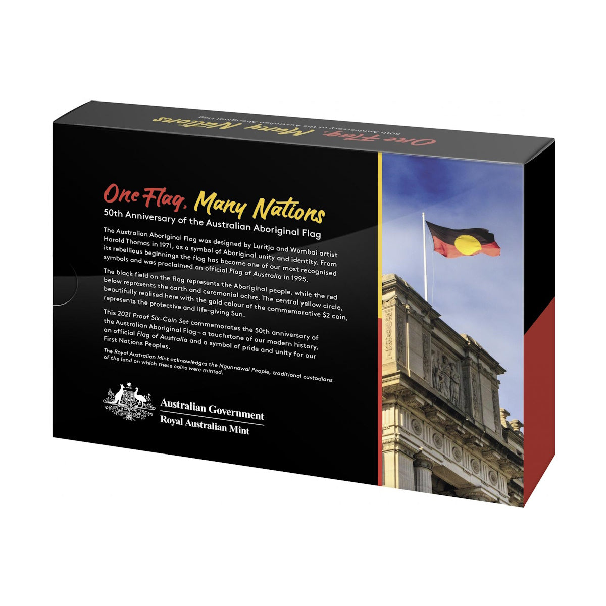 2021 50th Anniversary of the Aboriginal Flag 6 Coins Proof Set