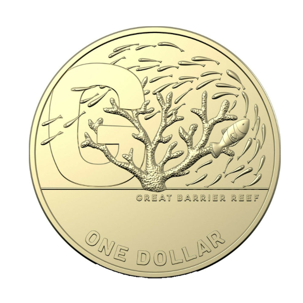 2021 Great Barrier Reef Coin $1 Double Coin Limited Edition Impressions PNC