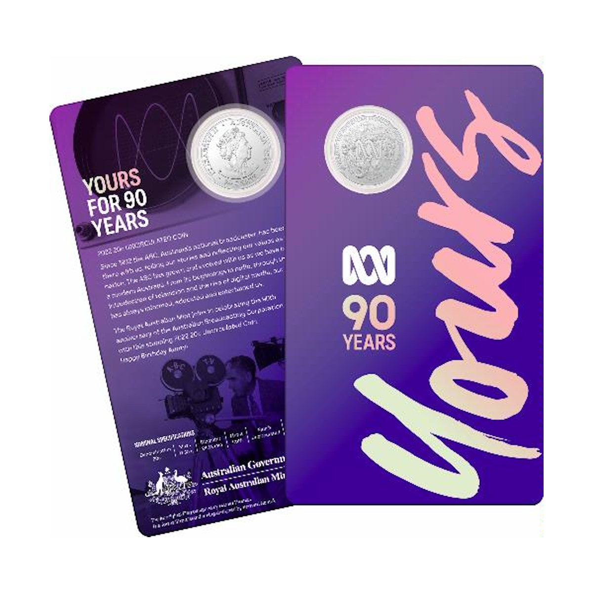 2022 20c CuNi Uncirculated Coin – 90th Anniversary of ABC