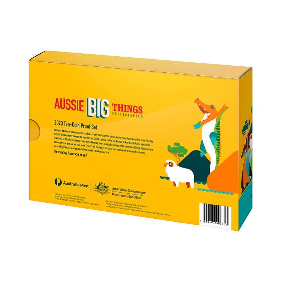 2023 Aussie Big Things AlBr Proof 10-Coin Collection Set