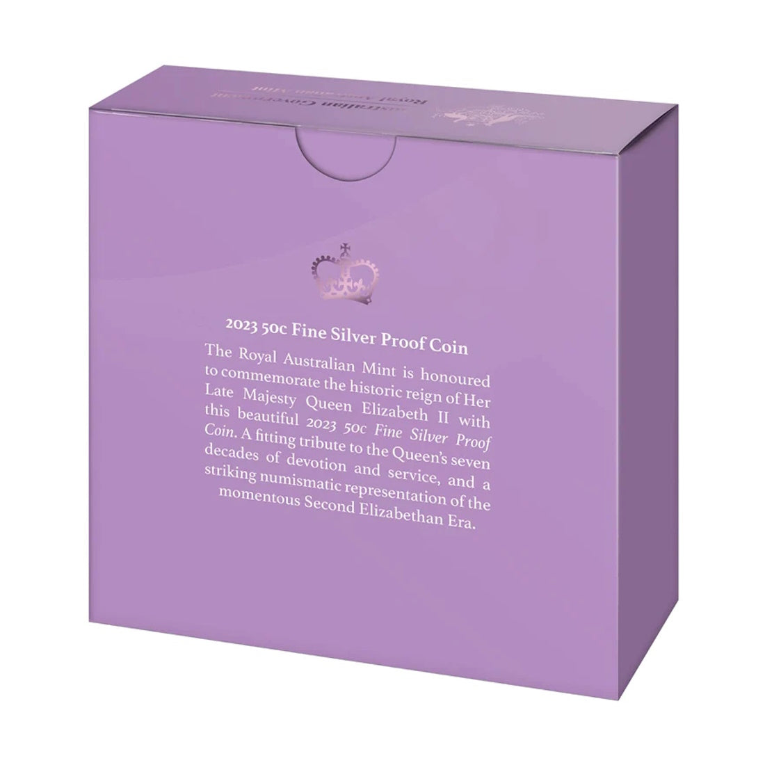 2023 Elizabeth Regina – HM Queen Elizabeth II Commemoration 50c Fine Silver Proof Coin