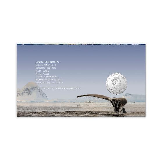 2023 Humpback Whale Limited-Edition Impression Postal Numismatic Cover