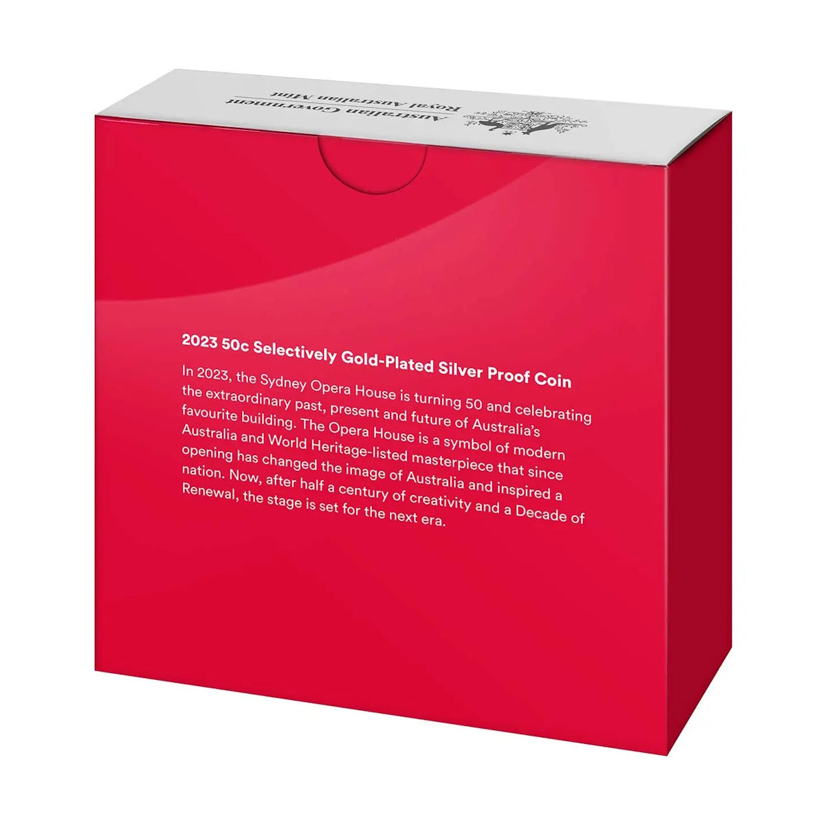 2023 50c 50th Anniversary Of The Sydney Opera House Silver Gold Plated Coin