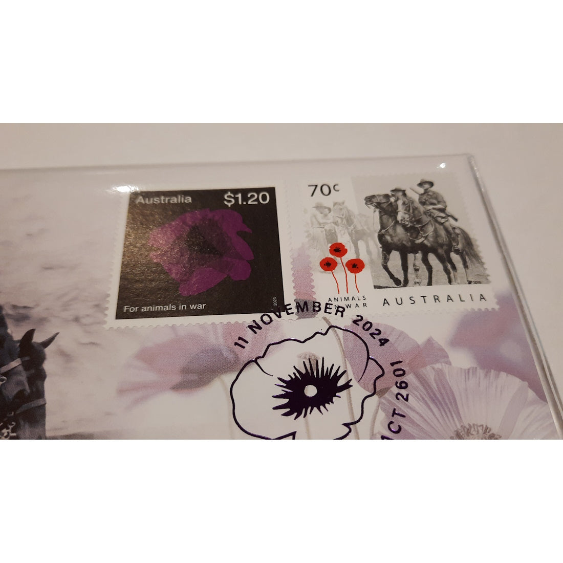 2024 Remembrance Day Animals in War Limited-Edition Postal Numismatic Cover (PNC)