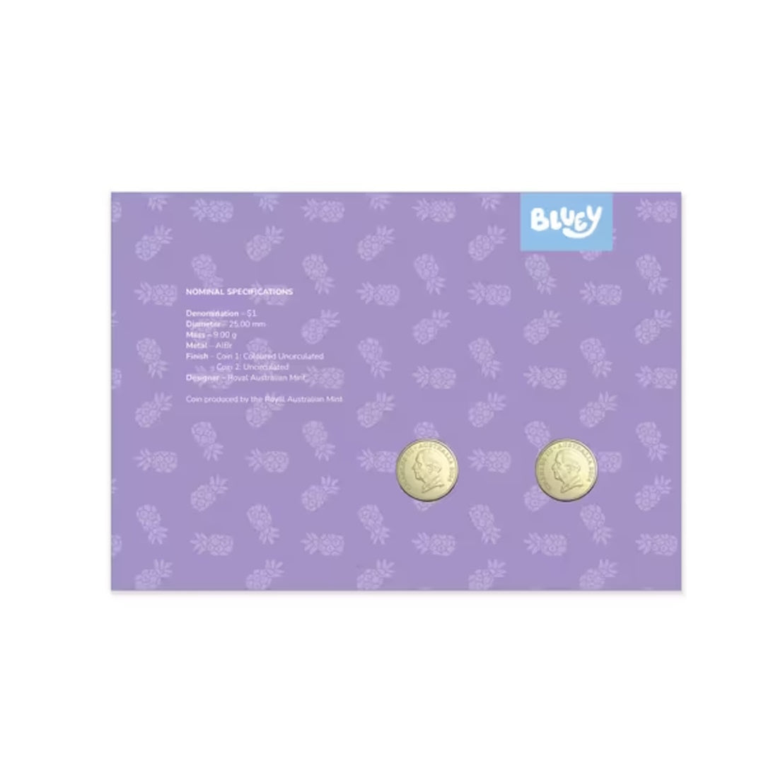 2024 Bluey Limited Edition 2-Coins Postal Numismatic Cover (PNC)