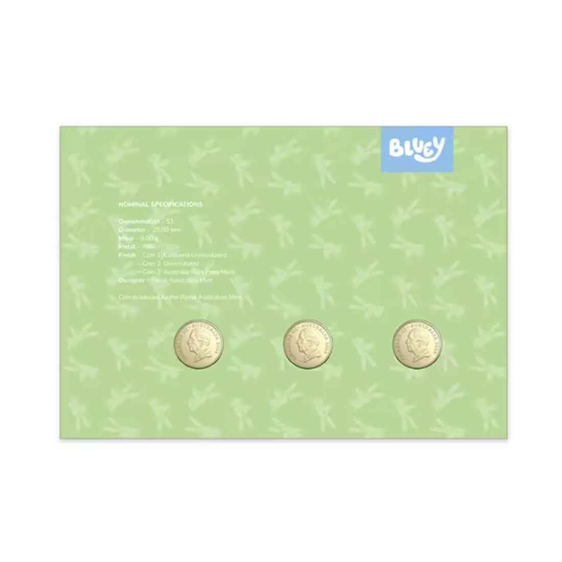2024 Bluey Limited Edition 3-Coins Postal Numismatic Cover (PNC)