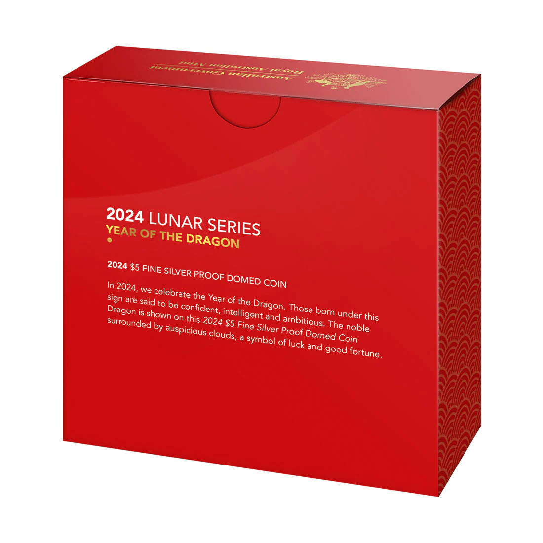 2024 $5 1 oz Fine Silver Proof Domed Coin