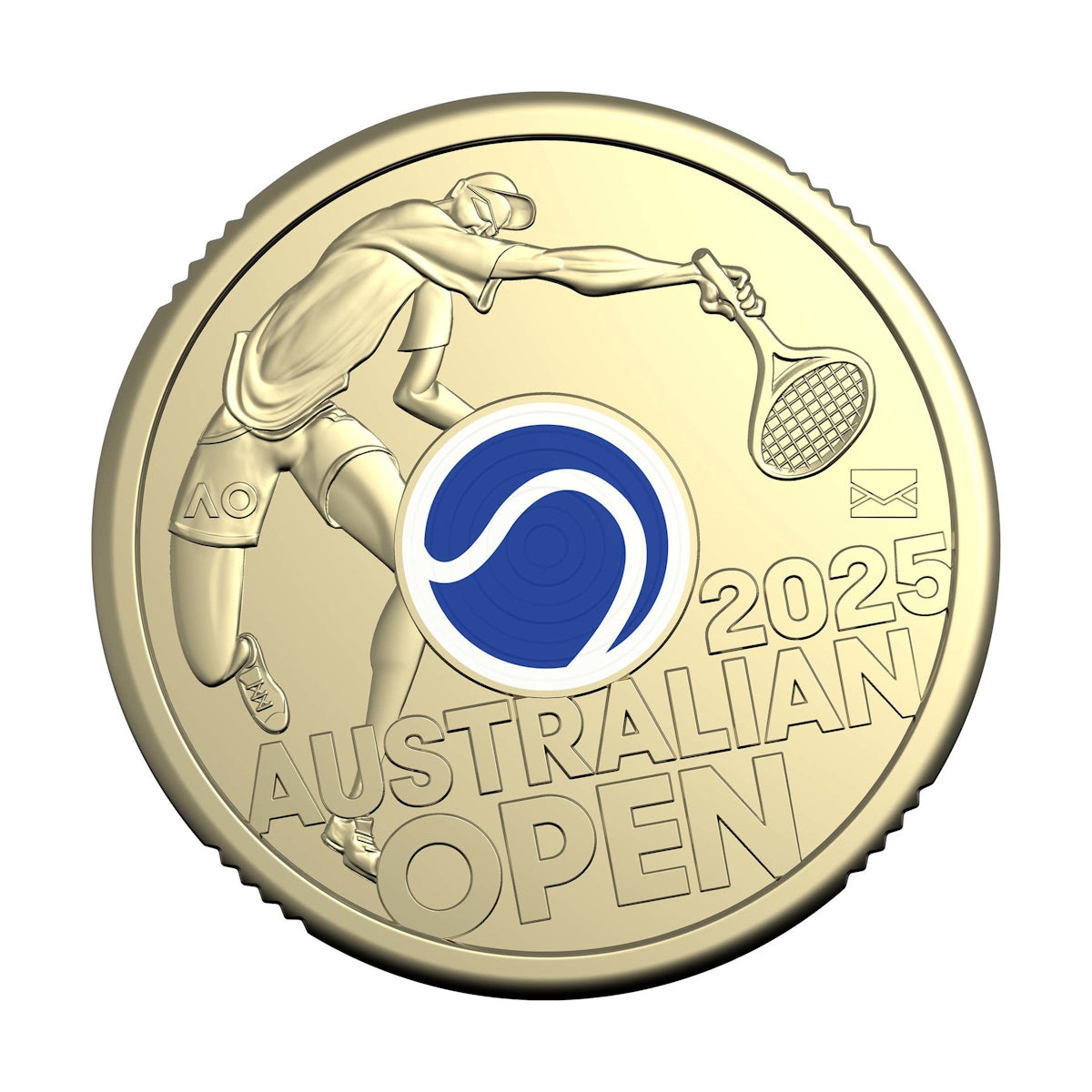 2025 Men s Australian Open 2 Privy Mark Uncirculated Coin GoldenKoi 2025-men-s-australian-open-2-privy-mark-uncirculated-coin-goldenkoi
