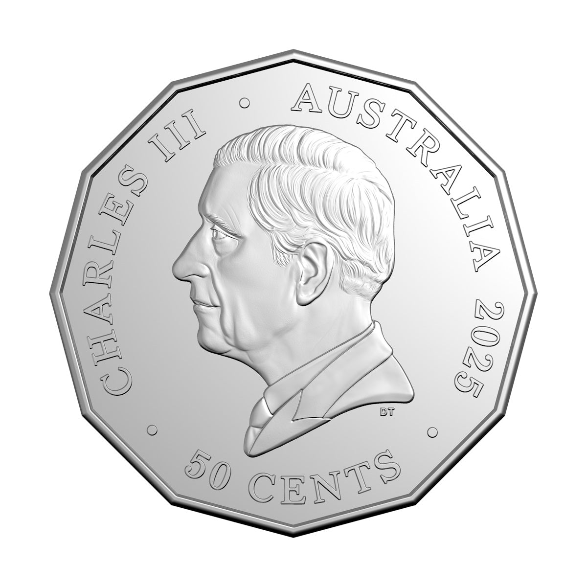2025 Christmas Festive Florals 50c Uncirculated Coin