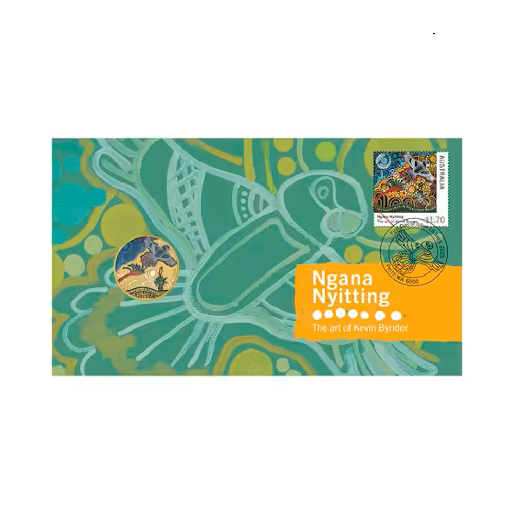 2025 Ngana Nyitting – The Art of Kevin Bynder Postal Numismatic Cover (PNC)