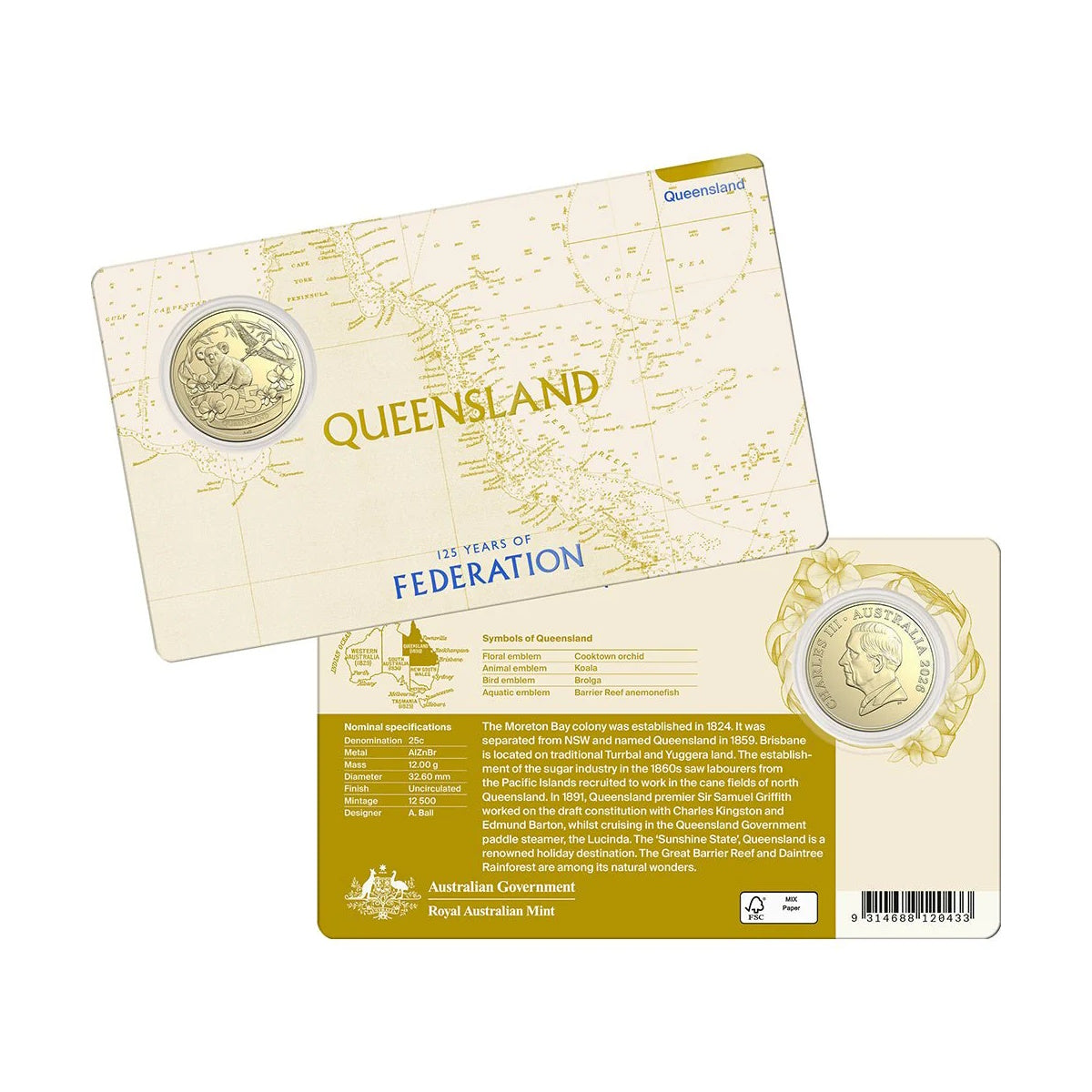 2026 125 Years Of Federation Seven-Coin Uncirculated Collection