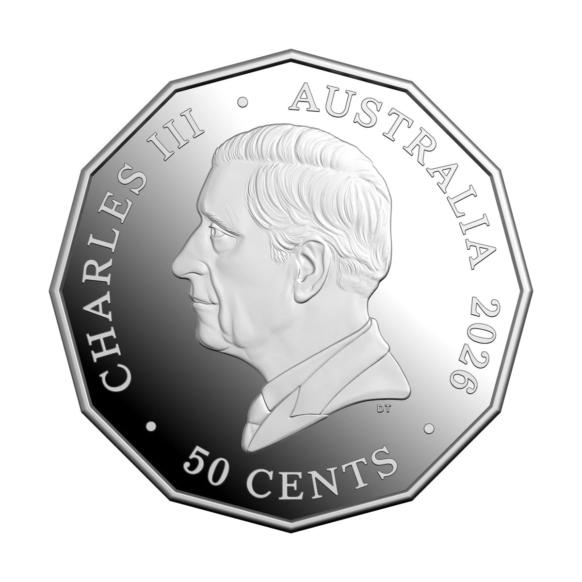 2026 Colours of Christmas 50c Coloured Silver Proof Coin