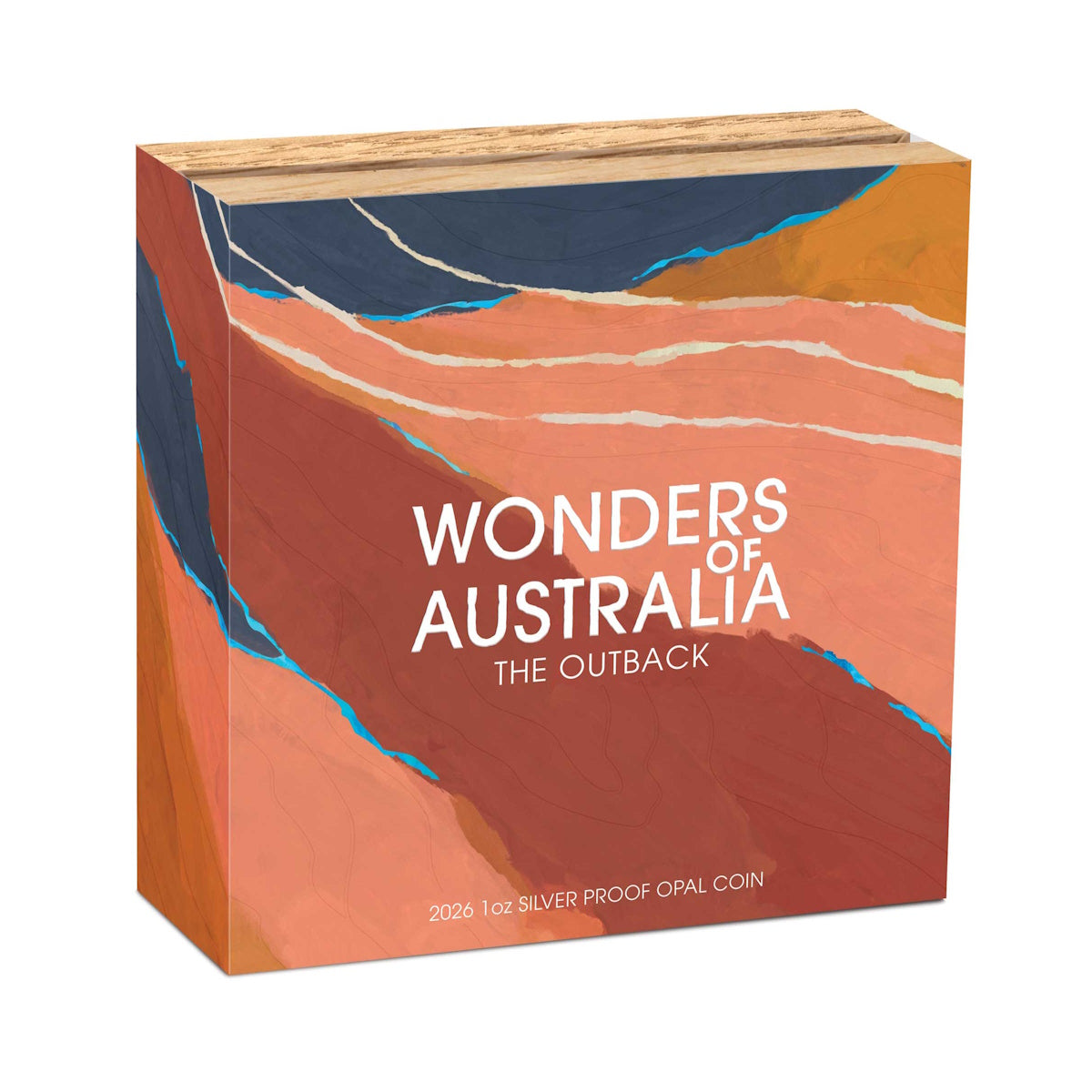 2026 Wonders of Australia - The Outback 1oz Silver Proof Opal Coin