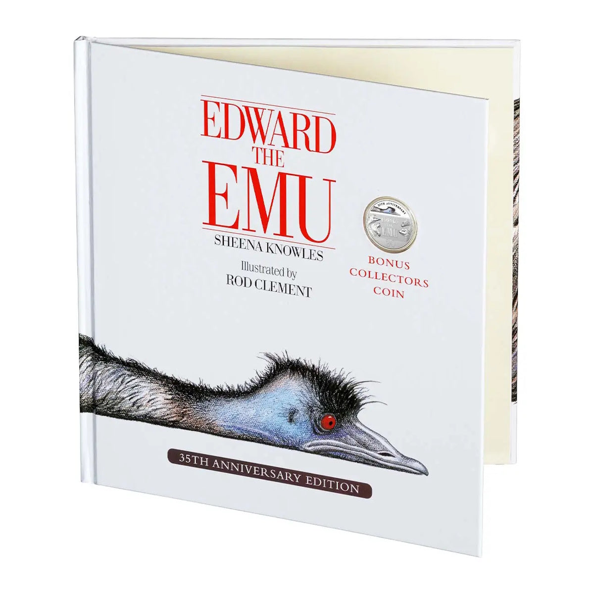 2023 20c 35th Anniversary Of Edward The Emu Unc Coin - Special Edition Book
