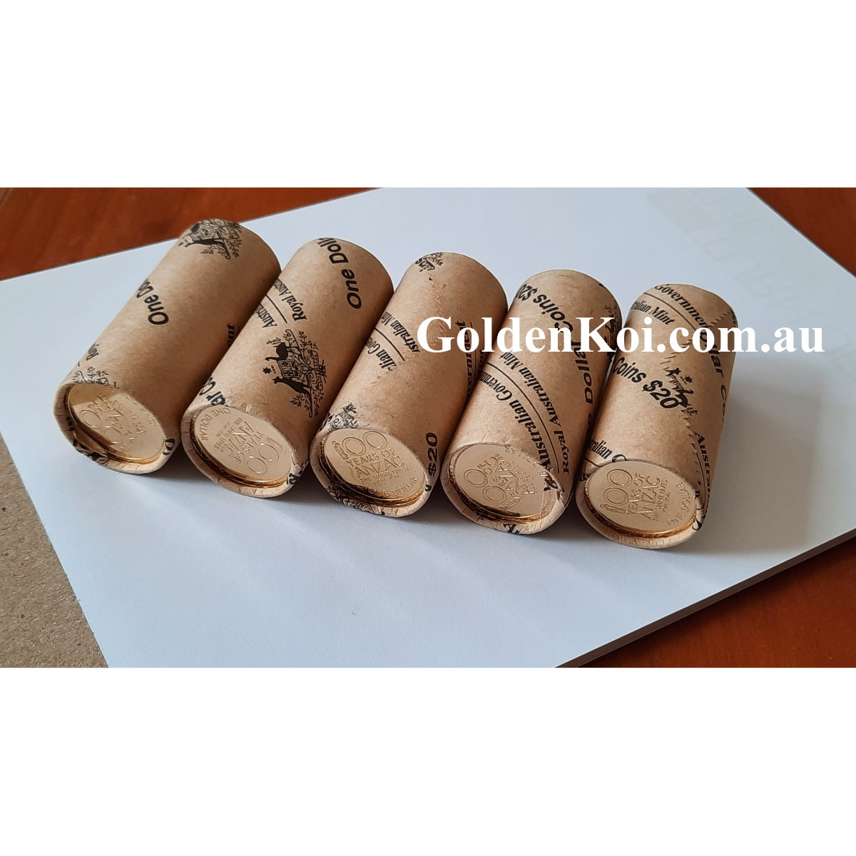 2014-2018 100 Years of ANZAC Spirit Lives Mint Roll Set