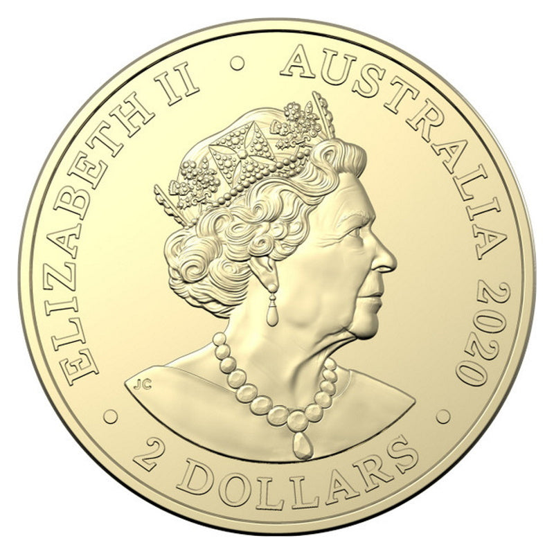 2020 Australia's Firefighter $2 Coloured C Mintmark Coin