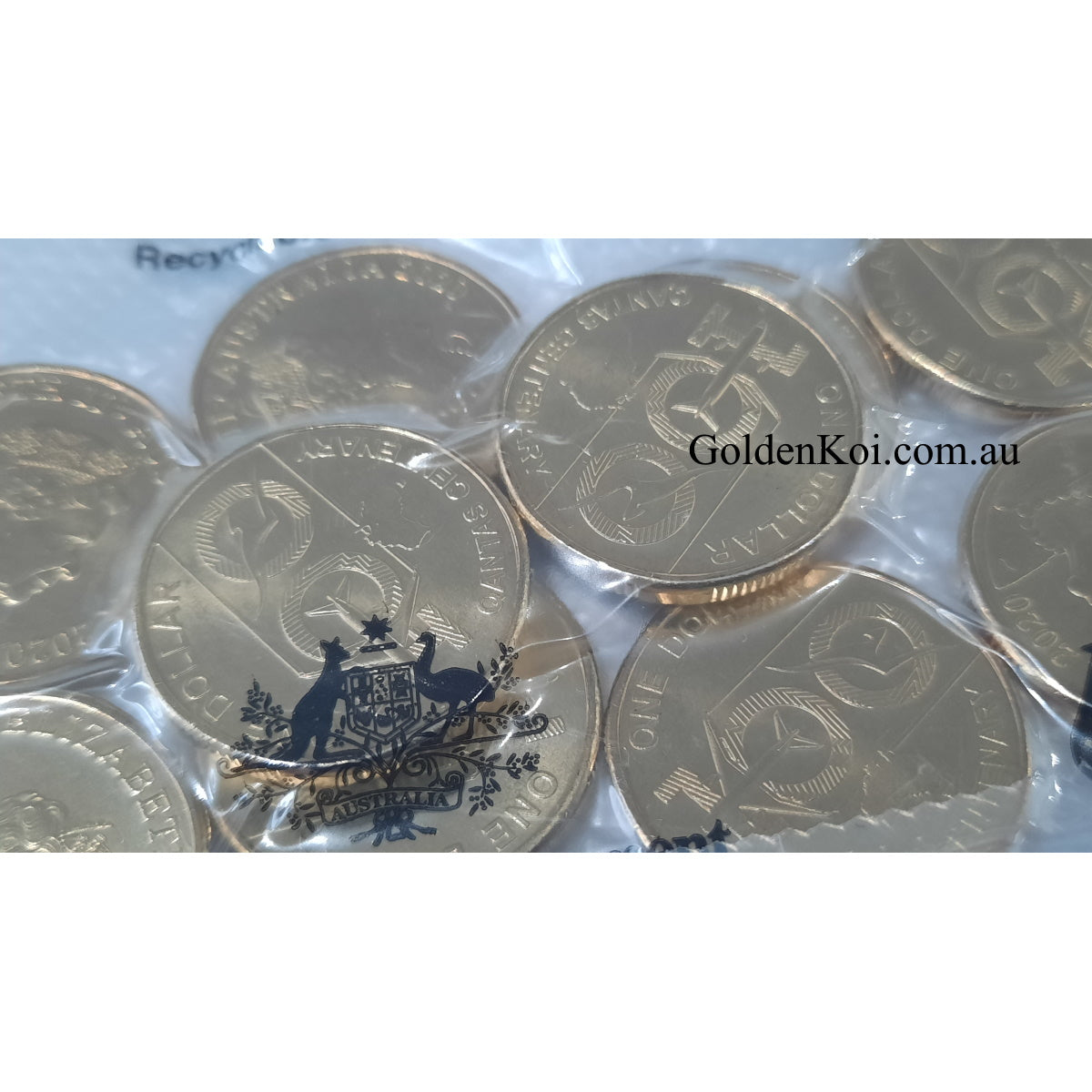 2020 Qantas Centenary $1 UNC 10 Coins Sachet