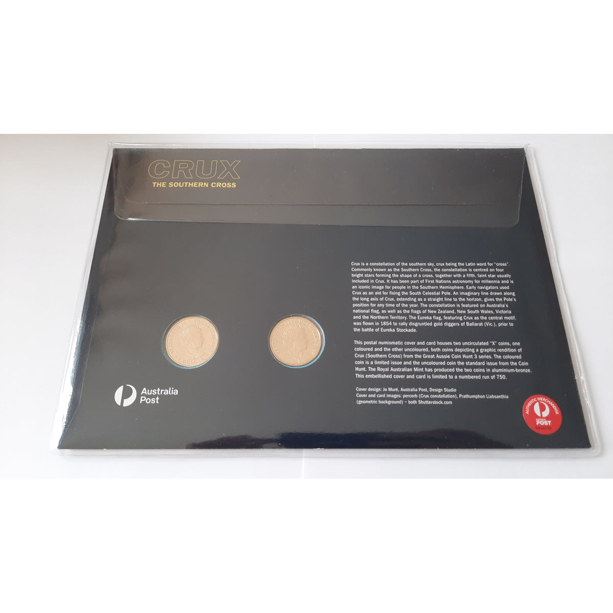 2022 AusPost Impressions Crux: The Southern Cross Limited-Edition Double Coin Prestige PNC