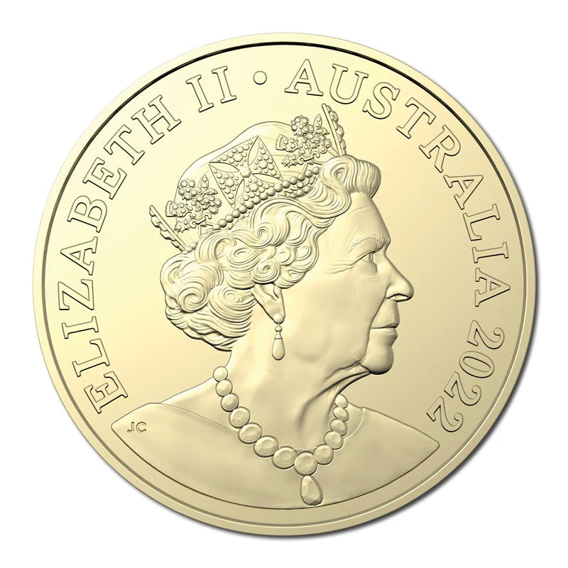 2022 Honey Bee Coloured $2 C Mintmark Carded Coin