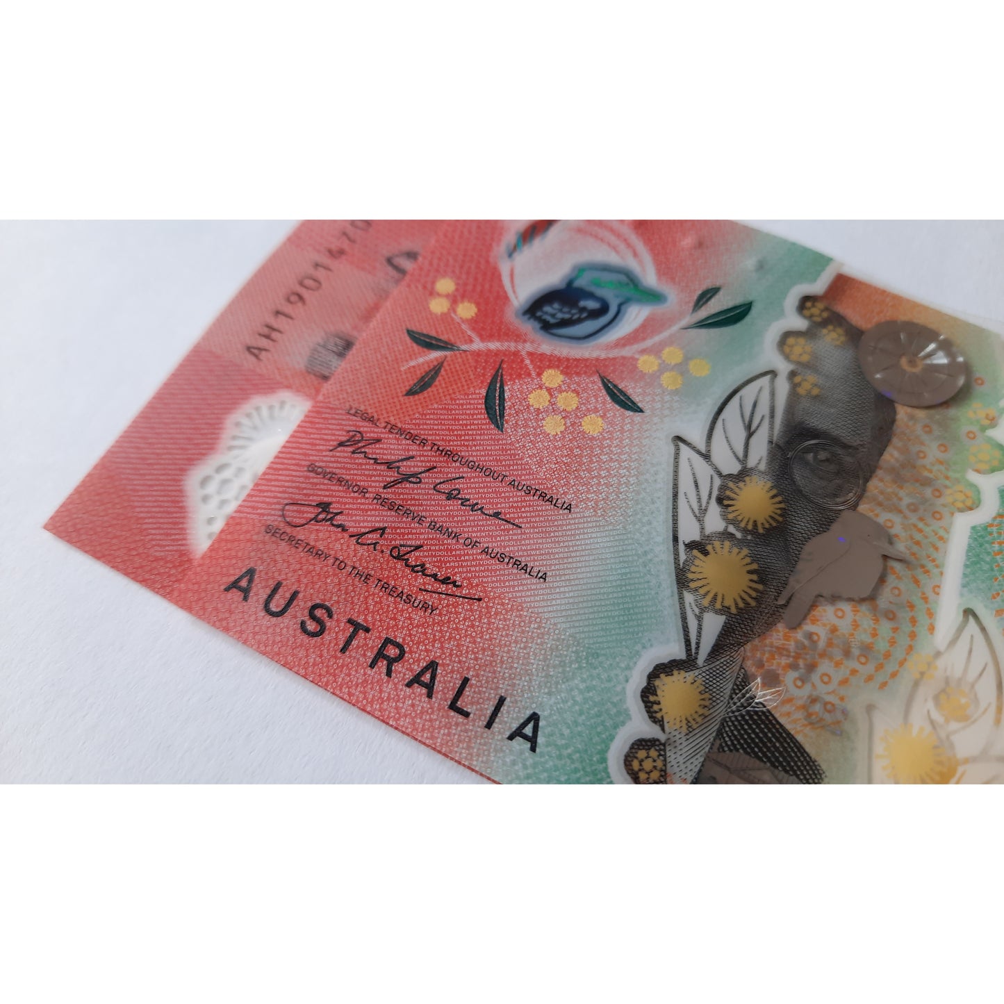 2019 $20 Lowe/Fraser Bank Note General Prefix UNC - Matching Serial Number