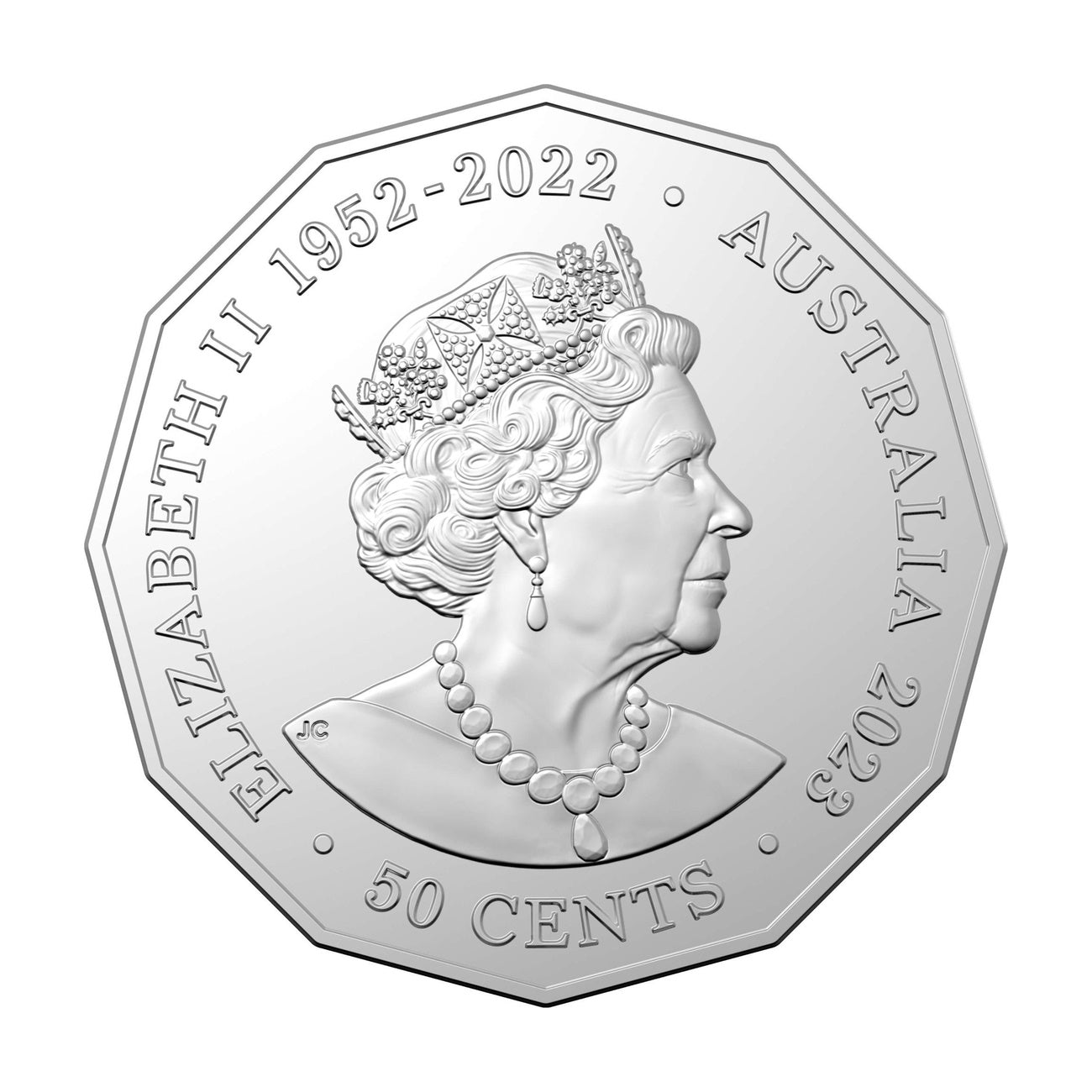 2023 Humpback Whale - Australian Antarctic Territory Series 50c Coloured UNC Coin