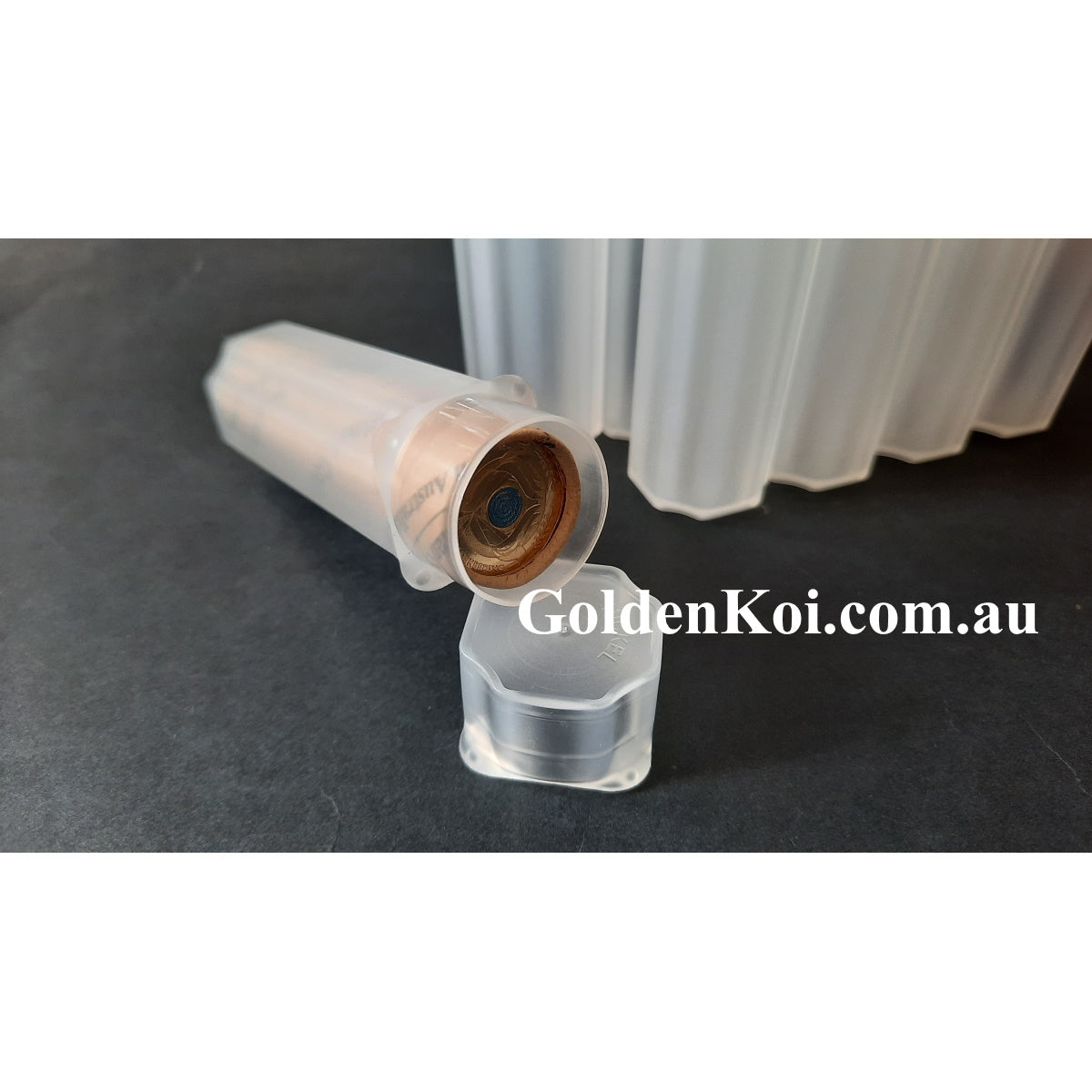$2 Coin Roll Protection Tubes Storage PVC Free x 10 tubes