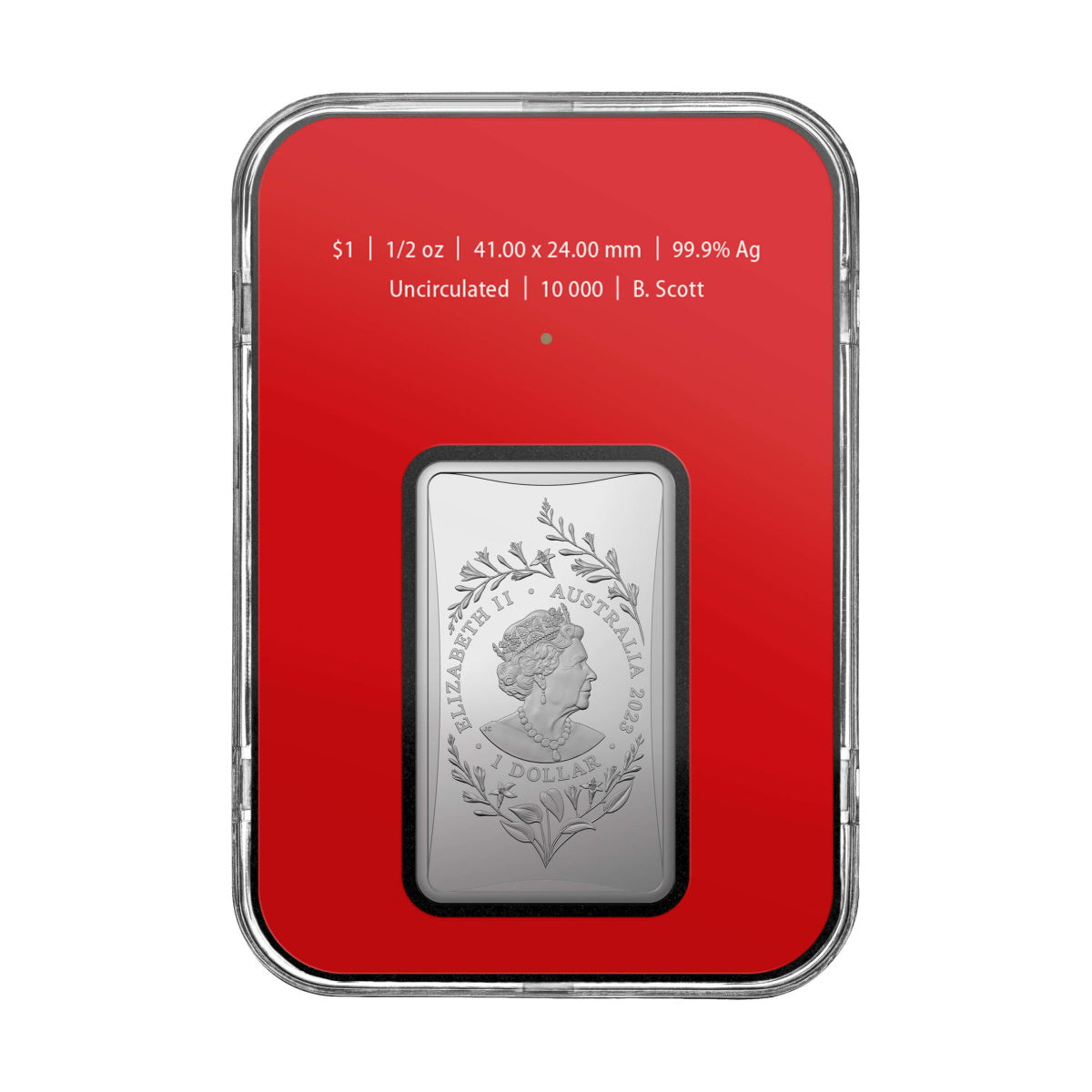 2023 Lunar Year of the Rabbit - $1 1/2oz Fine Silver Frosted Uncirculated Ingot