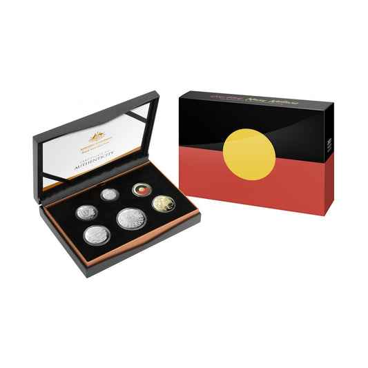 2021 50th Anniversary of the Aboriginal Flag 6 Coins Proof Set