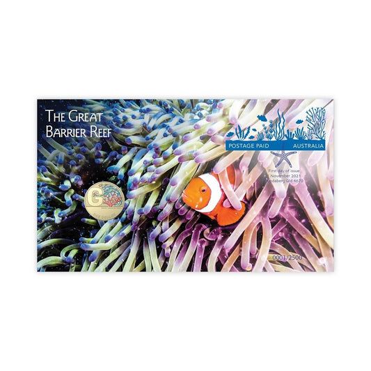 2021 Great Barrier Reef Coin $1 Single Coin Limited Edition Impressions PNC