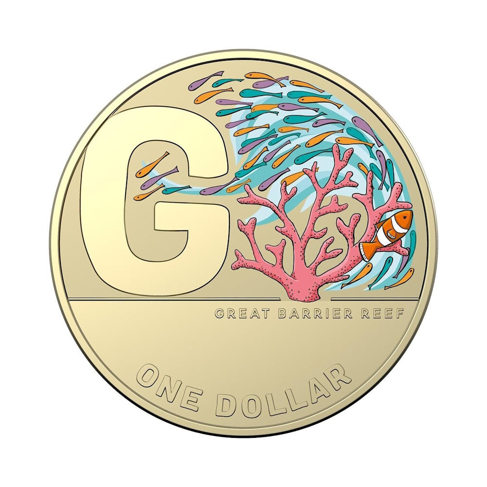 2021 Great Barrier Reef Coin $1 Double Coin Limited Edition Impressions PNC