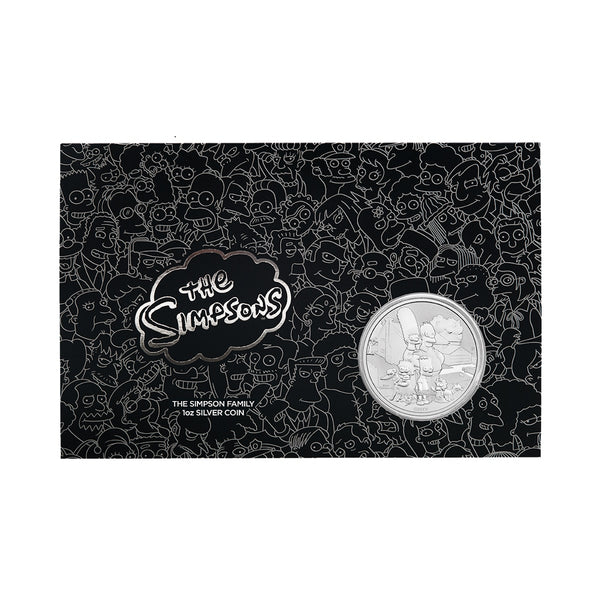 2021 The Simpson Family 1 oz Perth Mint Silver Coin in Card – GoldenKoi