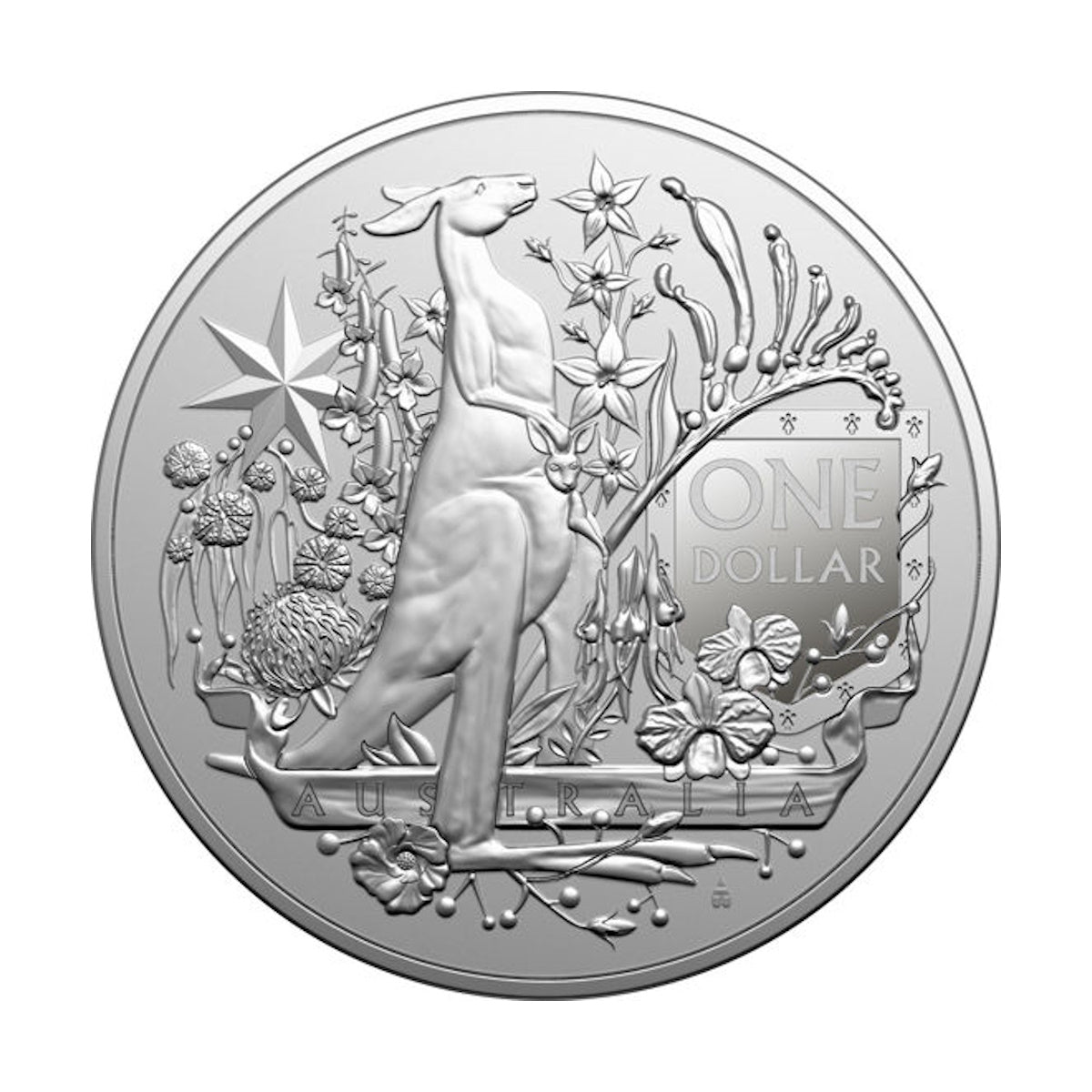 2021 Australia's Coat of Arms $1 1oz Investment Silver Coin