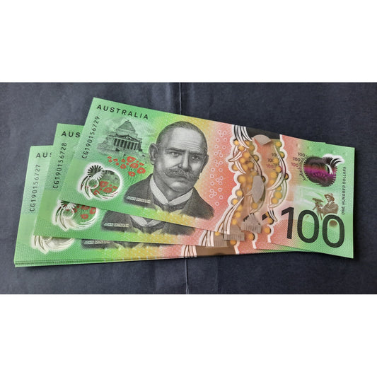 2019 $100 Lowe/Gaetjens Bank Note General Prefix UNC