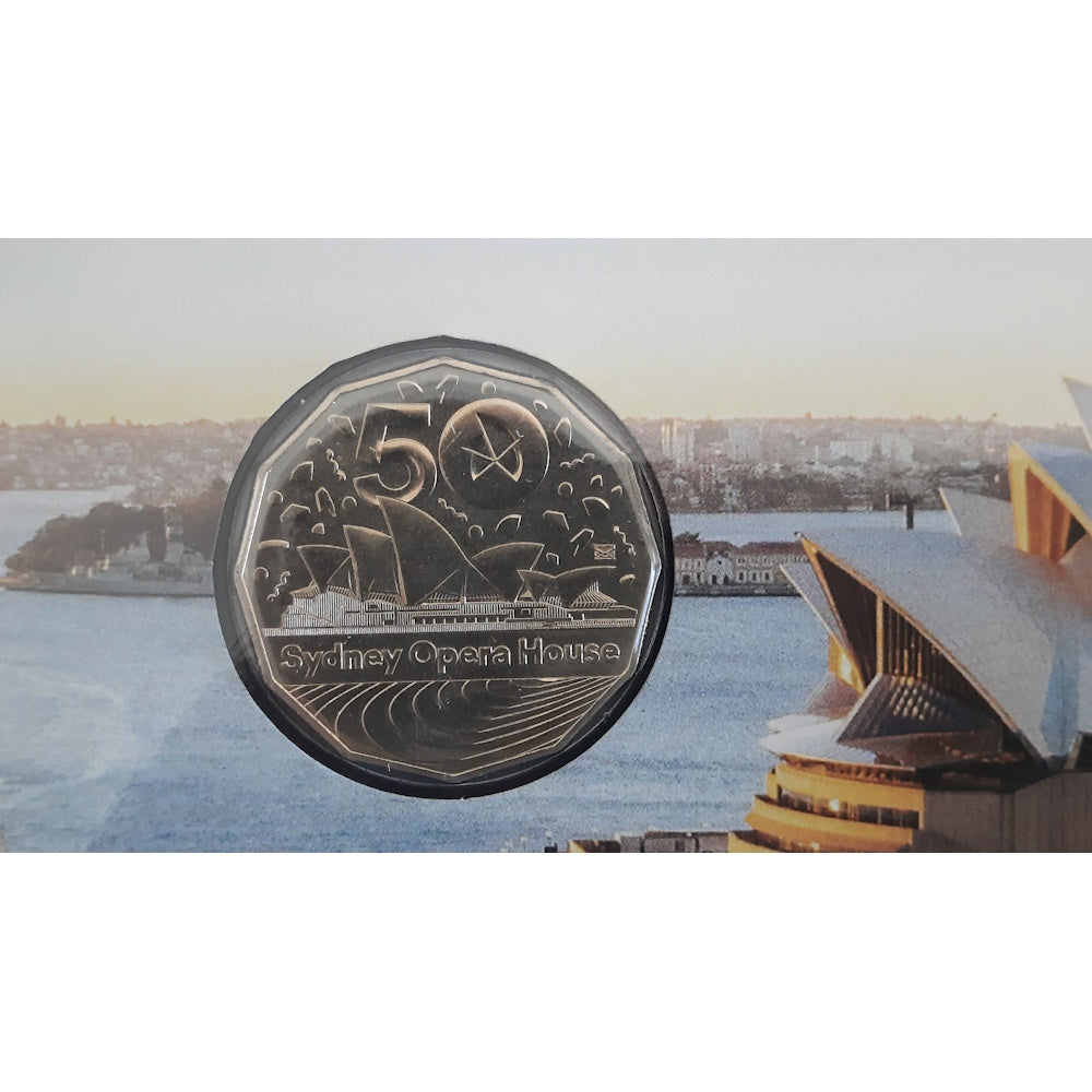 2023 Sydney Opera House 50 Years Prestige Postal Numismatic Cover