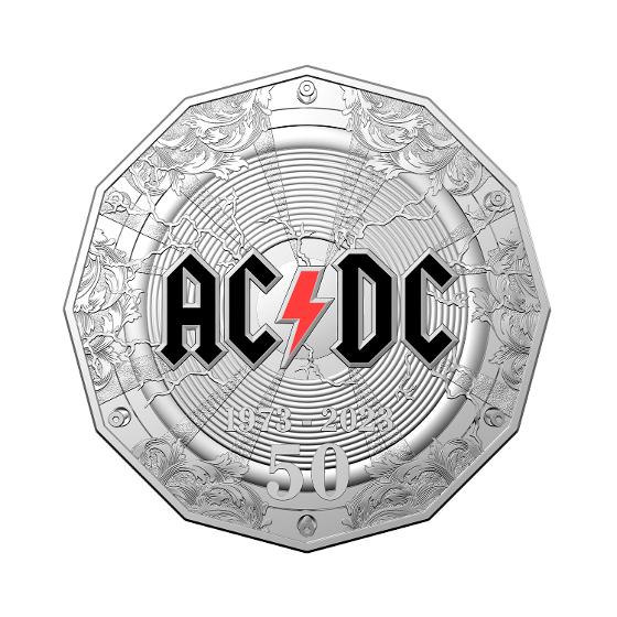 2023 AC/DC 50th Anniversary 50c PNC