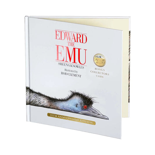 2023 20c 35th Anniversary Of Edward The Emu Unc Coin - Deluxe Edition Book
