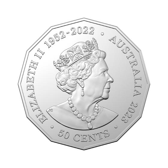 2023 Elizabeth Regina – HM Queen Elizabeth II Commemoration 50c UNC Carded Coin