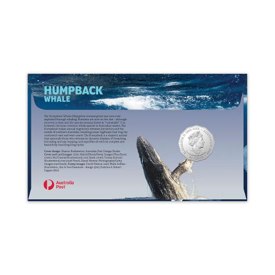 2023 Humpback Whale Limited-Edition Impression Postal Numismatic Cover