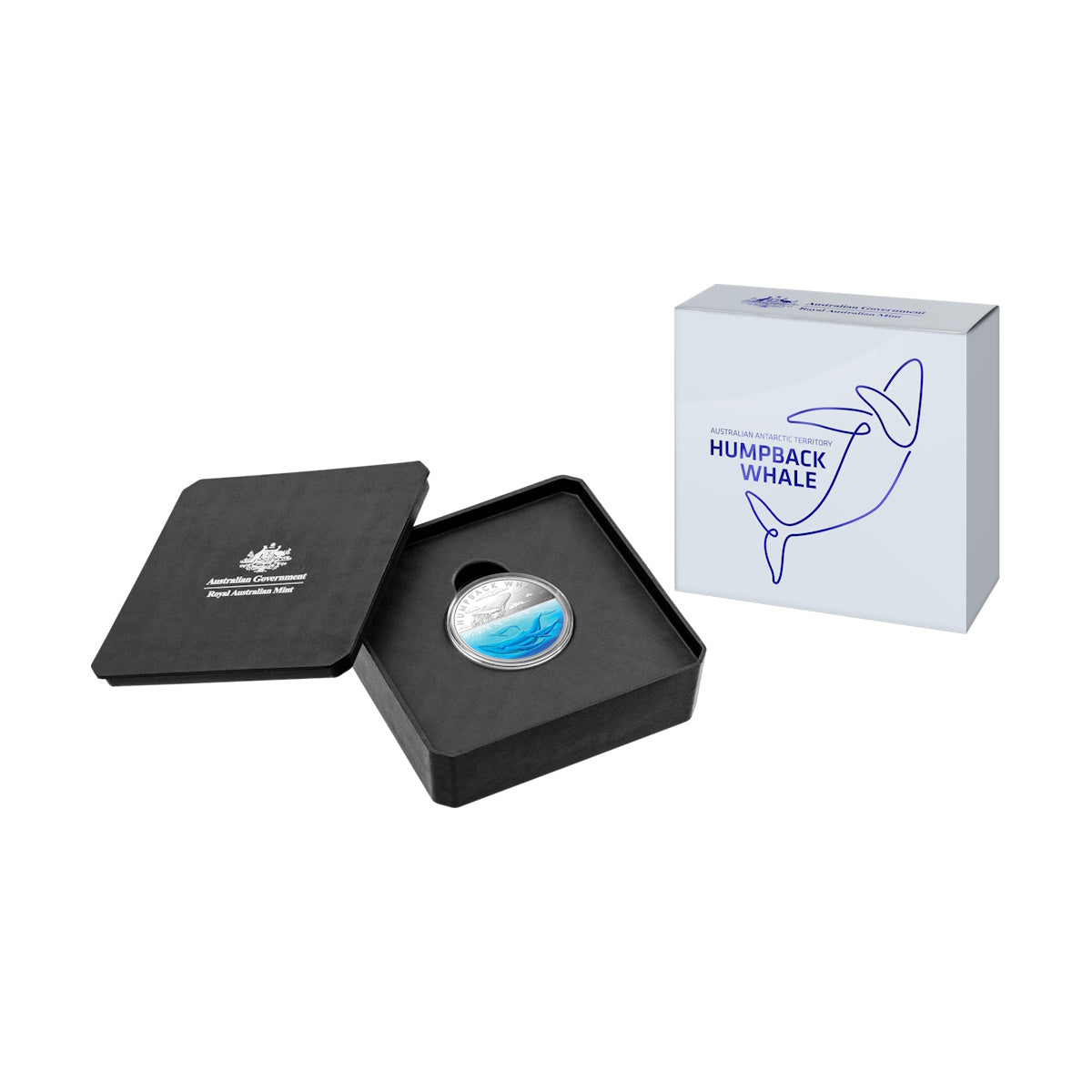 2023 Humpback Whale $5 1oz Coloured Silver Proof Coin
