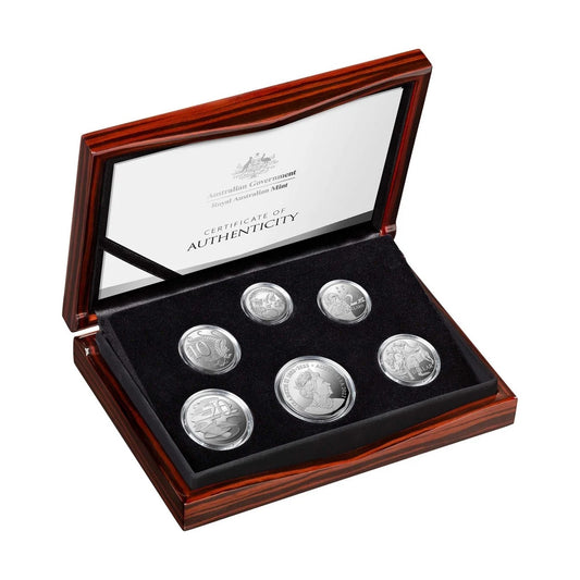2023 Six Coin Fine Silver Proof Year Set