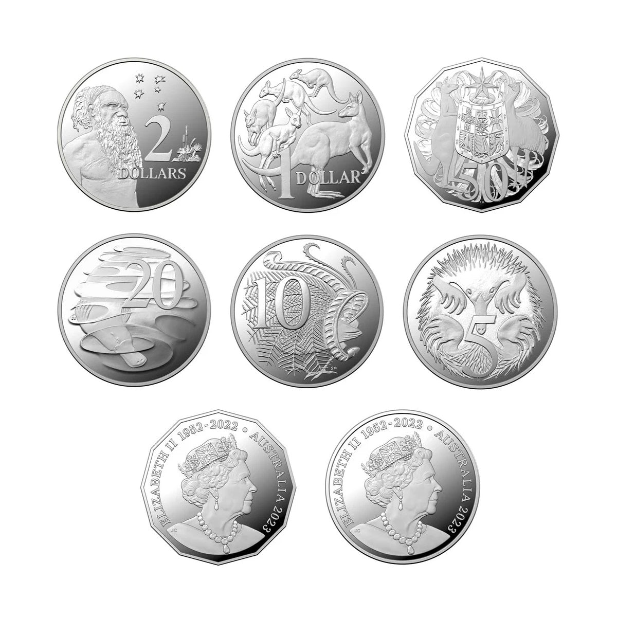 2023 Six Coin Fine Silver Proof Year Set