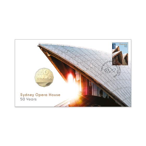 2023 Sydney Opera House 50 Years Envelope Privy 50c PNC