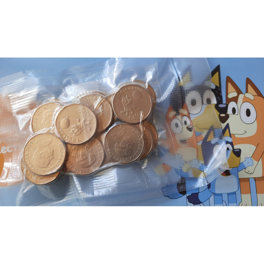 2024 Bluey $1 Uncirculated Coins in Sealed Bag - Bluey