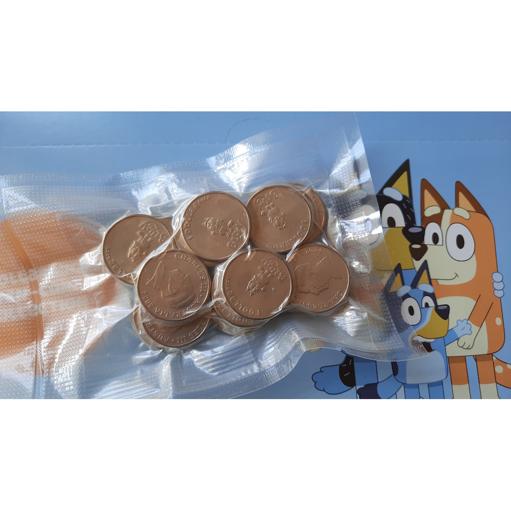 2024 Bluey $1 Uncirculated Coins in Sealed Bag - Bingo