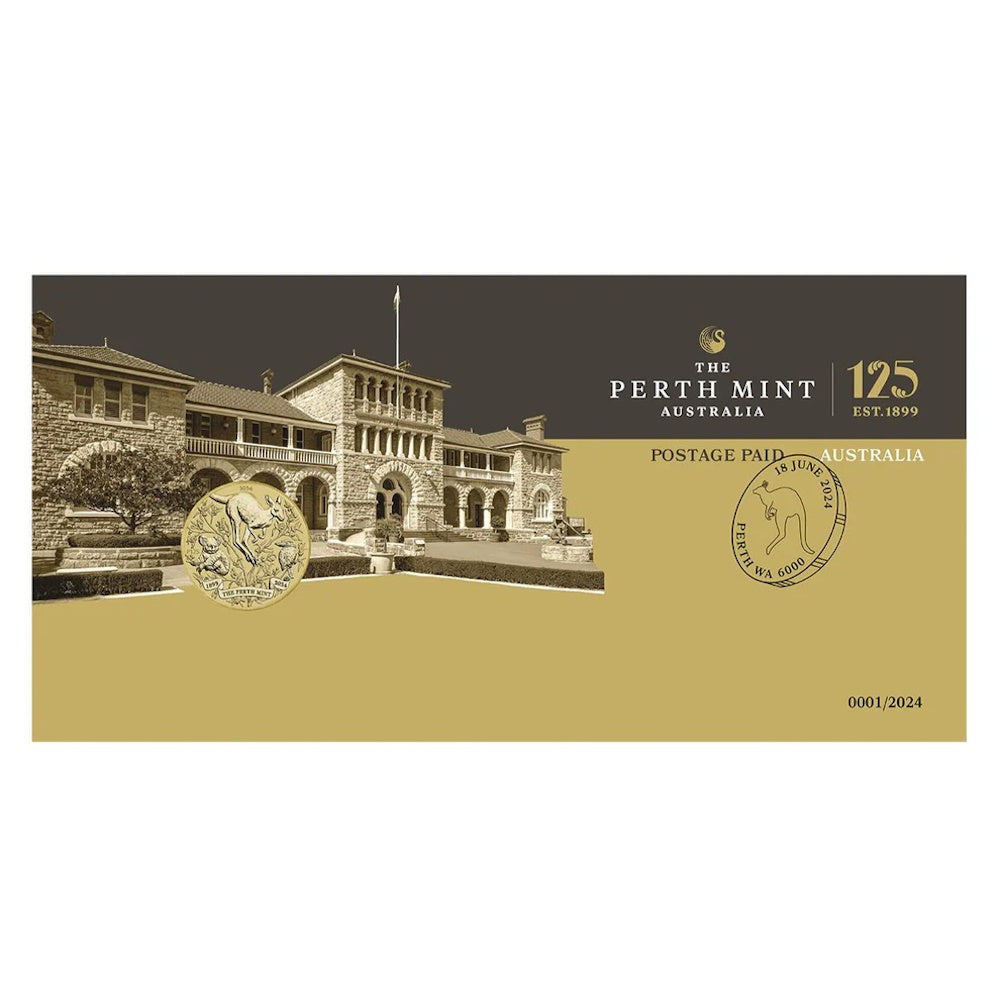 2024 The Perth Mint 125th Anniversary Postal Numismatic Cover