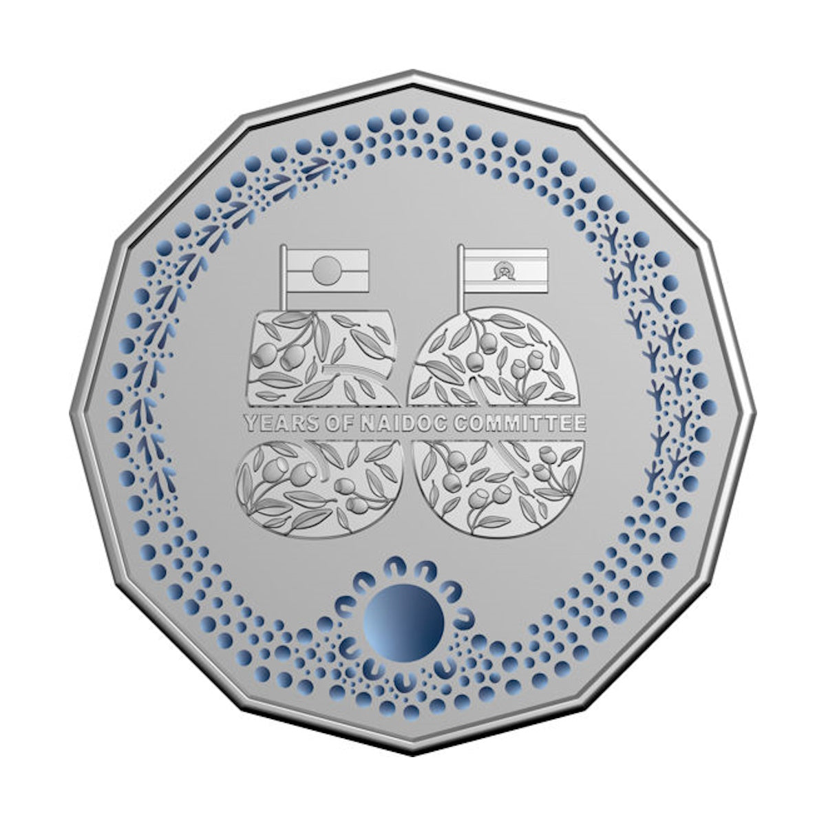 2024 NAIDOC Week UNC Coloured 50c Coin