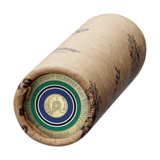 2025 $2 30th Anniversary of the Torres Strait Island Flag Circulating Premium 25 Coins Roll