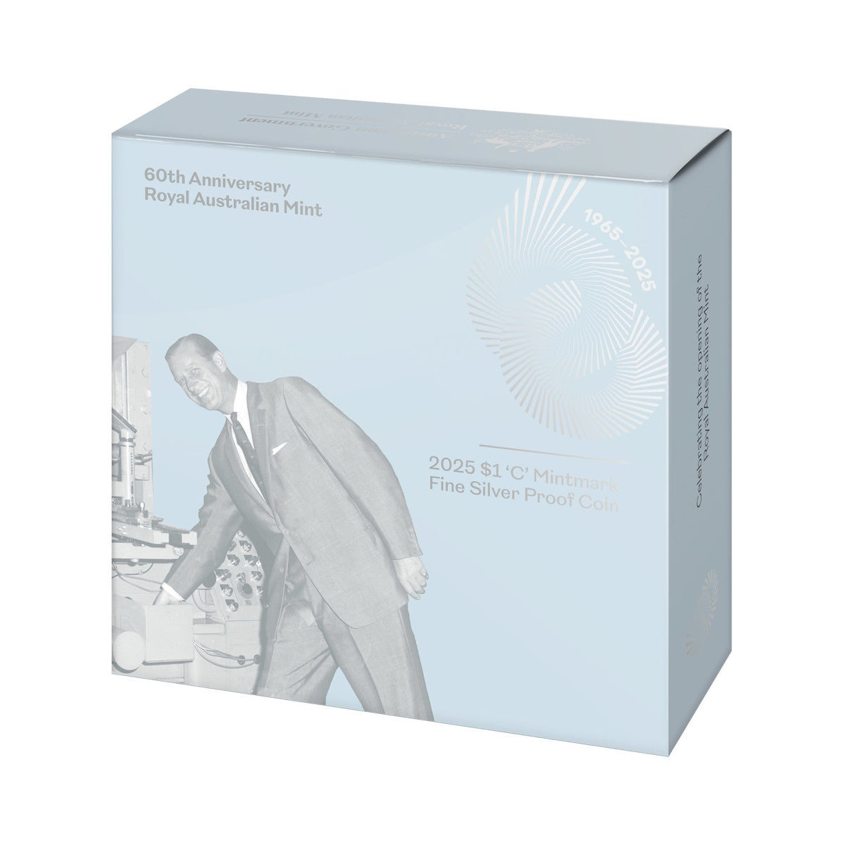 2025 60th Anniversary of the Mint $1 C Mintmark Silver Proof Coin