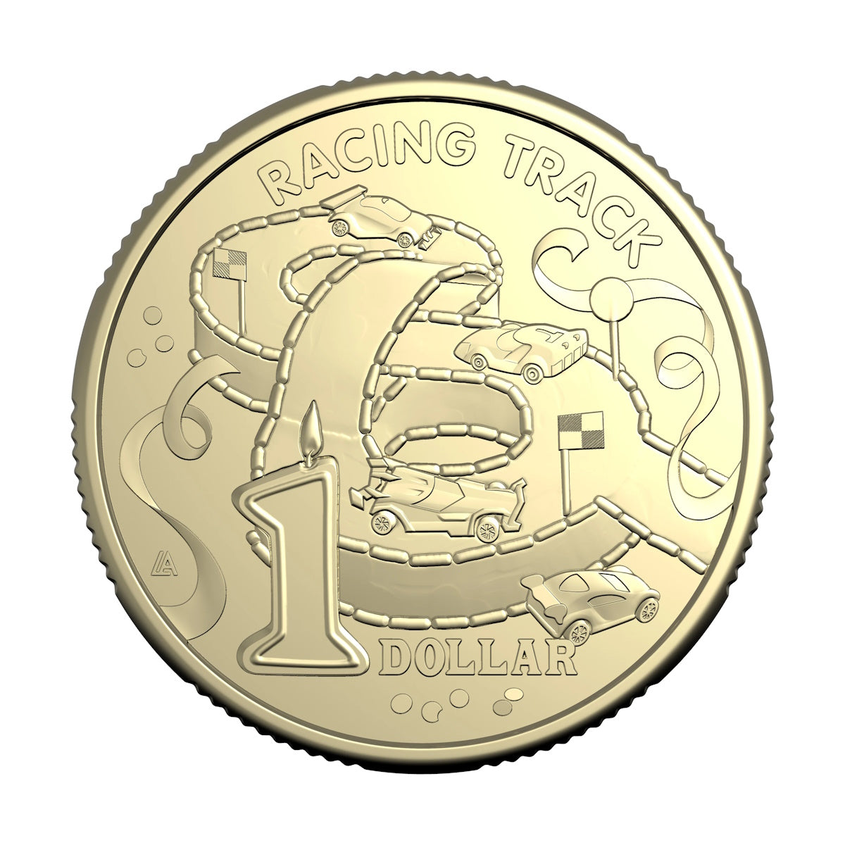 2025 Australia Women's Weekly Birthday Cake $1 Ten-Coin Collection Tube and Folder plus $2 Coloured Coin