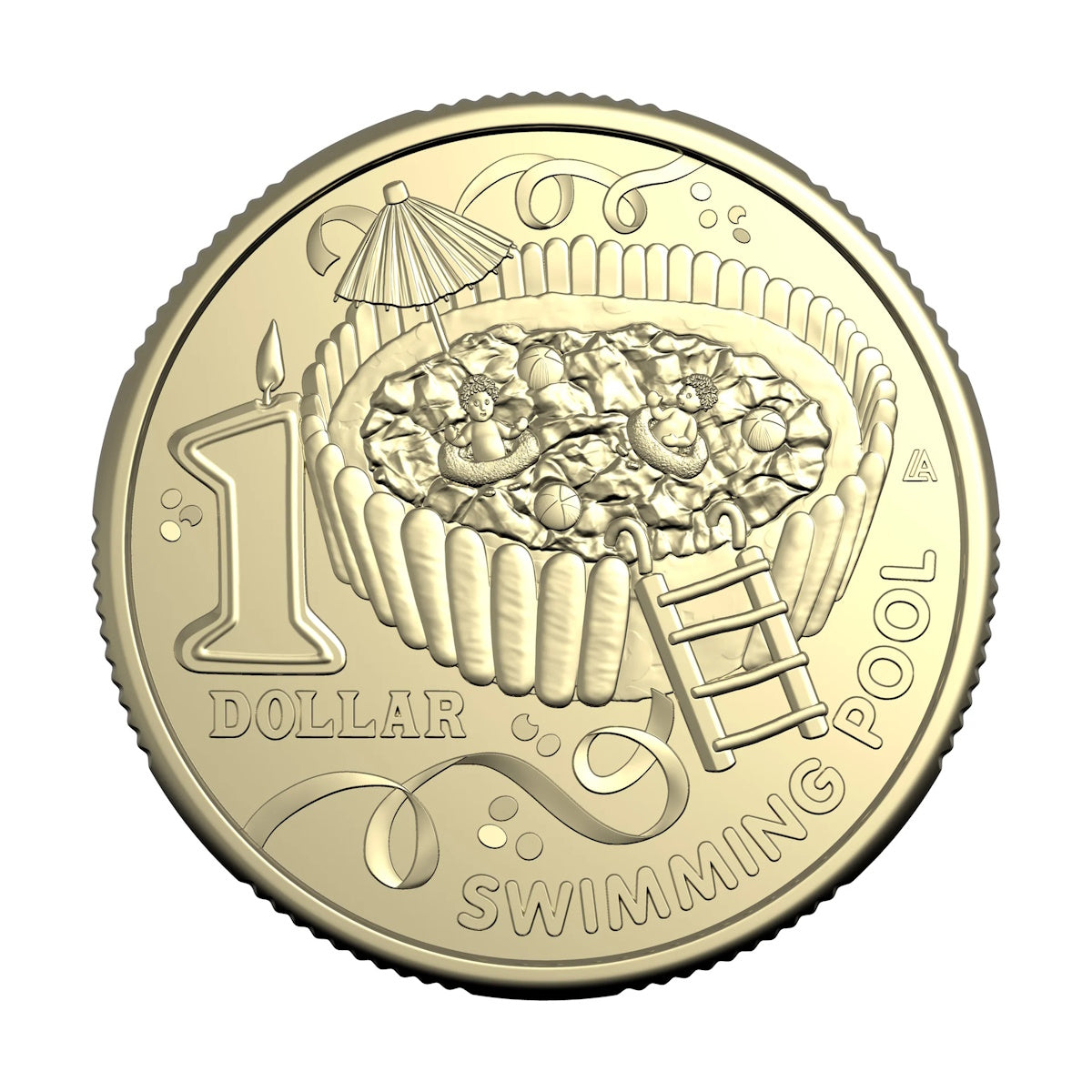 2025 Australia Women's Weekly Birthday Cake $1 Ten-Coin Collection Tube and Folder plus $2 Coloured Coin